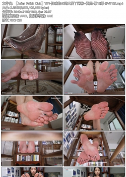 【Asian Fetish Club】YIYI-性感的40码大脚丫网袜+裸足-第12部