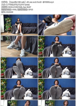 【Beautiful Girl asia】ai's sex sock foot3