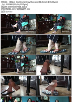 【K&M】JingWang`s Naked foot wear flip flops