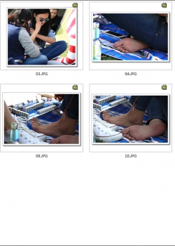 俏丽女孩的一双玉足，光滑细腻（12P）